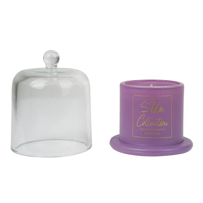 Candela Profumata con Cloche in Vetro Intense