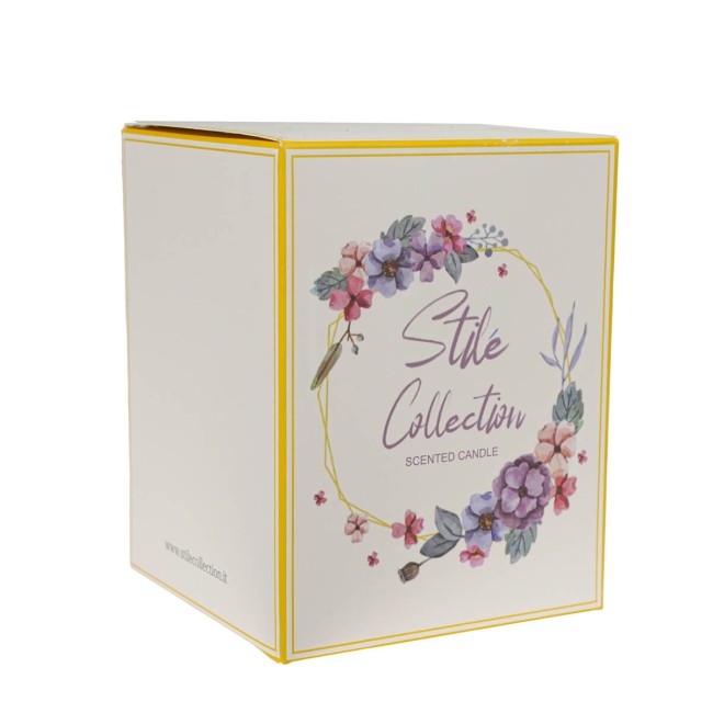 Candela Profumata con Cloche in Vetro Romantic