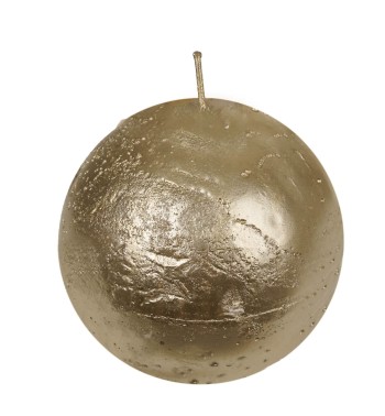 Candela Profumata Oro a Sfera D.10 cm