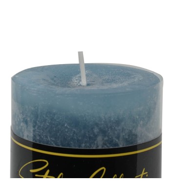 Candela Profumata Blu D.7xH.10 cm