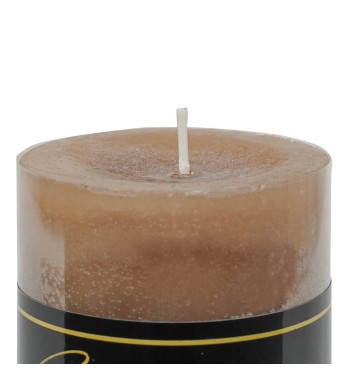 Candela Profumata Marrone D.7xH.10 cm