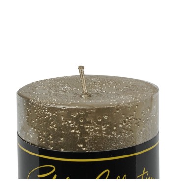 Candela Profumata Oro D.7xH.10 cm