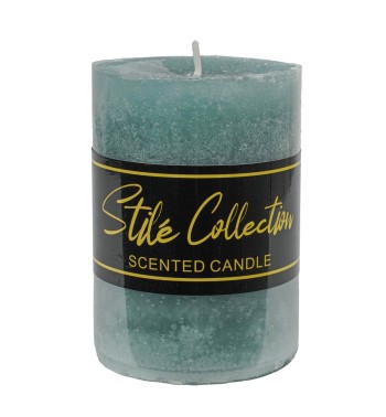 Candela Profumata Verde D.7xH.10 cm