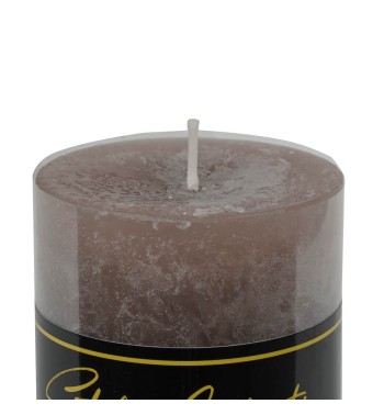 Candela Profumata Taupe D.7xH.10 cm