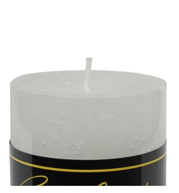 Candela Profumata Bianca D.7xH.10 cm