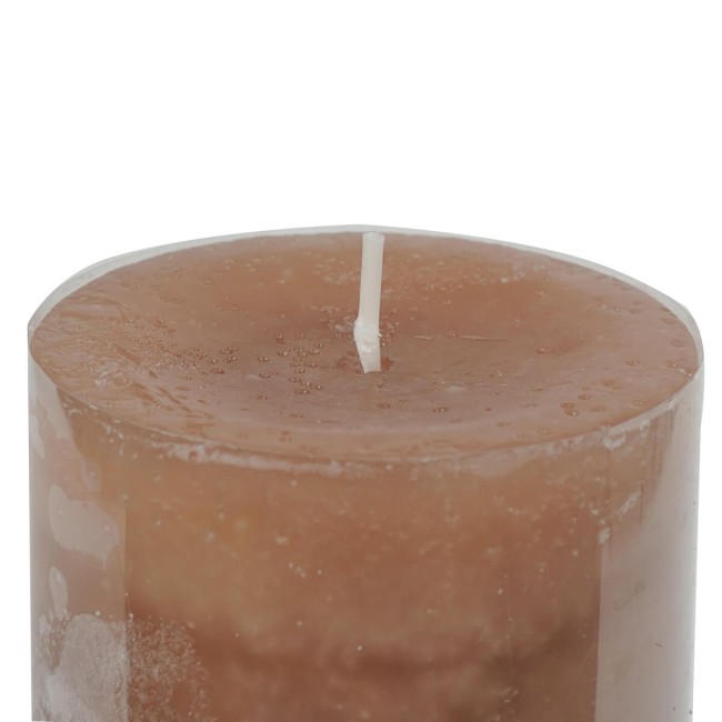 Candela Profumata Marrone D.7xH.15 cm