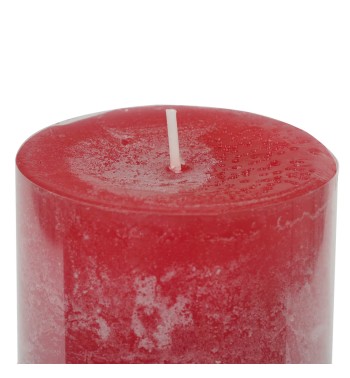 Candela Profumata Rossa D.7xH.15 cm