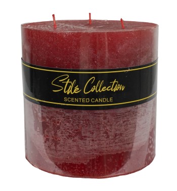 Candela Profumata Bordeaux 15x15 cm