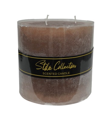Candela Profumata Marrone 15x15 cm