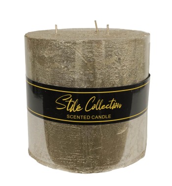 Candela Profumata Oro 15x15 cm