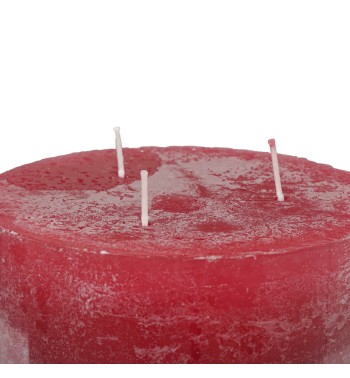 Candela Profumata Rossa 15x15 cm