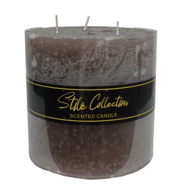 Candela Profumata Taupe 15x15 cm