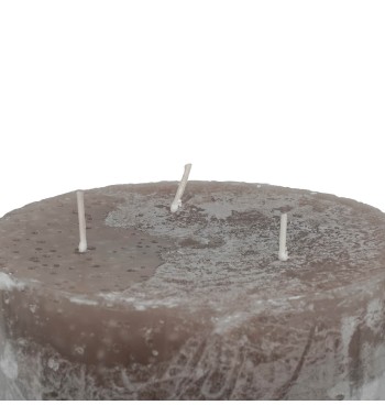 Candela Profumata Taupe 15x15 cm