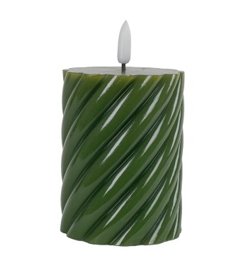 Candela Led in Cera Verde