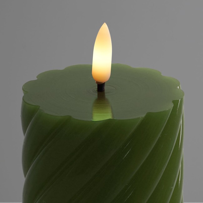 Candela Led in Cera Verde