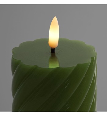 Candela Led in Cera Verde