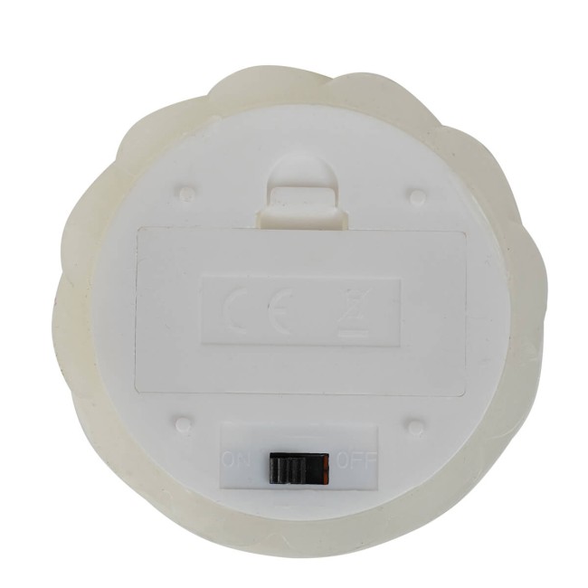 Candela Led in Cera Bianca