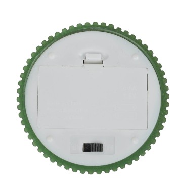 Candela Led Rigata in Cera Verde