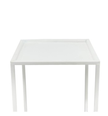 Set 4 Strutture da Supporto in Metallo Bianco