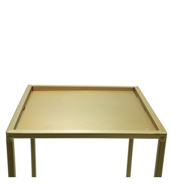 Set 4 Strutture da Supporto in Metallo Oro