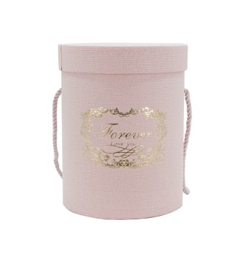 Flower Box Scatola per Fiori Rosa D.14 cm