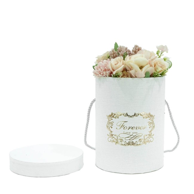 Flower Box Scatola per Fiori Bianca D.14 cm