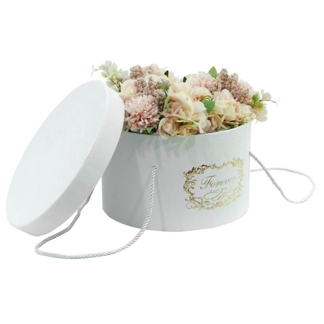 Flower Box Scatola per Fiori Bianco Set da 3