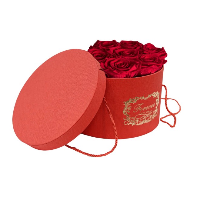 Flower Box Scatola per Fiori Rossa Set da 3