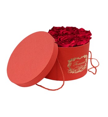Flower Box Scatola per Fiori Rossa Set da 3