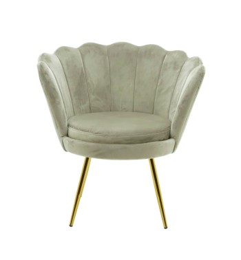 Poltrona in Velluto a Conchiglia in 5 Colori