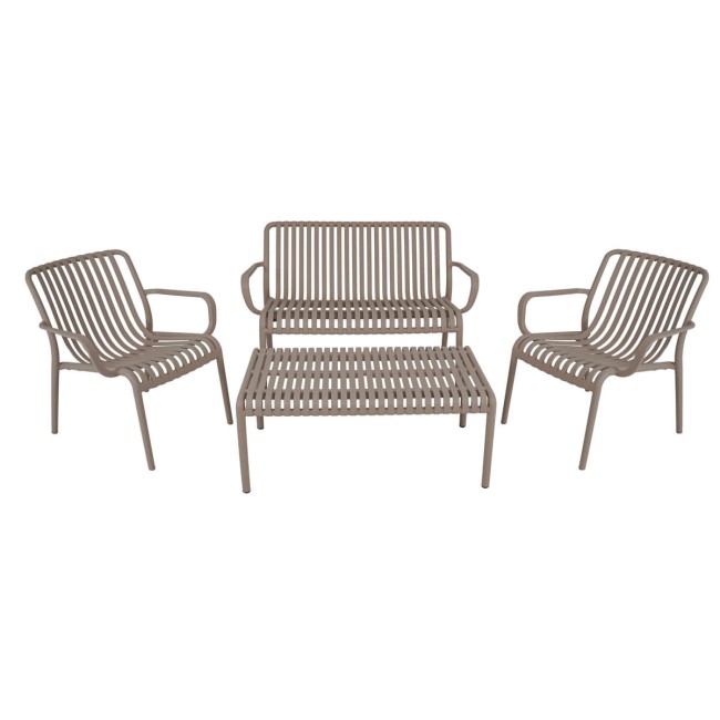 Set Divano da Giardino in Polietilene 4 Colori - Venezia