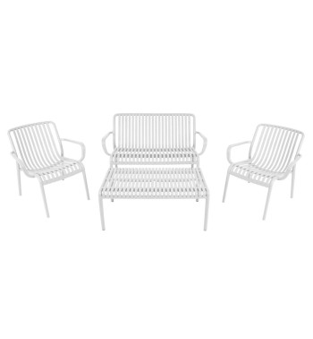 Set Divano da Giardino in Polietilene 4 Colori - Venezia