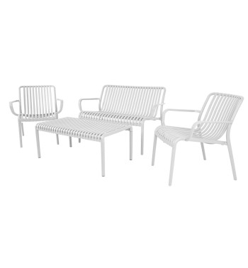 Set Divano da Giardino in Polietilene 4 Colori - Venezia