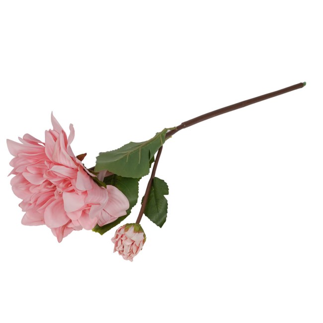 Dalia con Stelo e Foglie H.55 cm