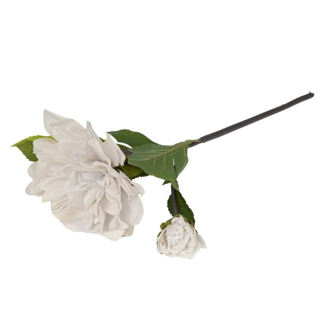 Dalia con Stelo e Foglie H.55 cm