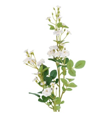 Rametto con Rose Selvatiche Disponibile in 3 Colori