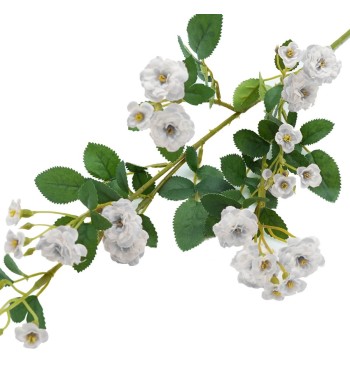 Rametto con Rose Selvatiche Disponibile in 3 Colori