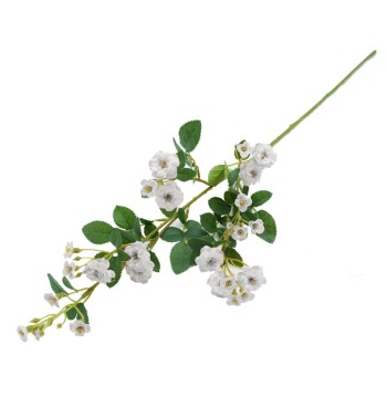 Rametto con Rose Selvatiche Disponibile in 3 Colori