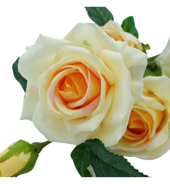 Fascio di Rose e Boccioli H.75 cm