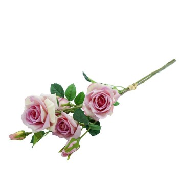 Fascio di Rose e Boccioli H.75 cm