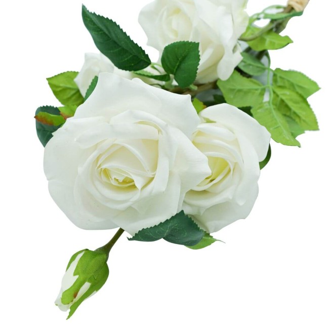 Fascio di Rose e Boccioli H.75 cm