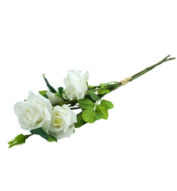 Fascio di Rose e Boccioli H.75 cm