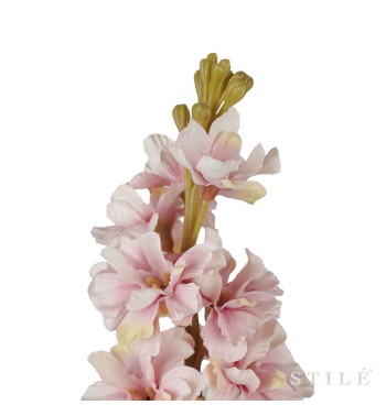 Viola a Ciocche Artificiale H.65 cm