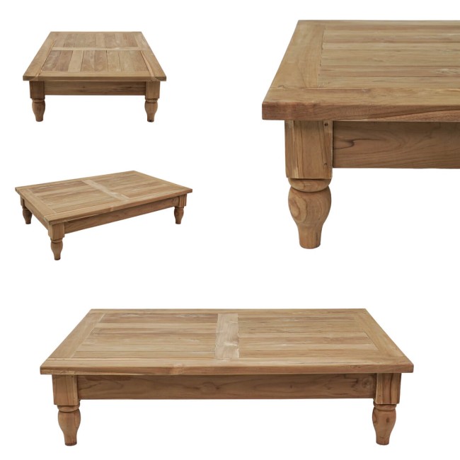 Set Divano da Giardino in Teak, 2 Colori - Jakarta