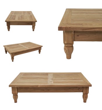 Set Divano da Giardino in Teak, 2 Colori - Jakarta