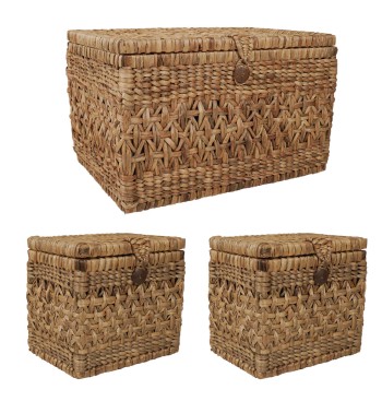 Set Bauli in Giacinto d’Acqua Intrecciato