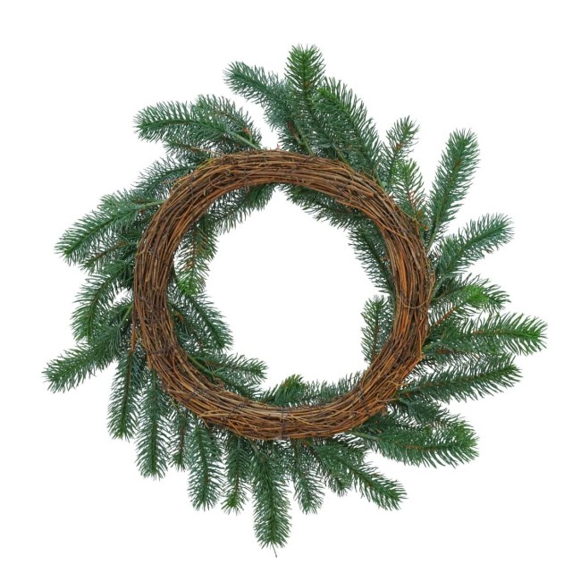 Ghirlanda Natalizia Verde D.56 cm in PE
