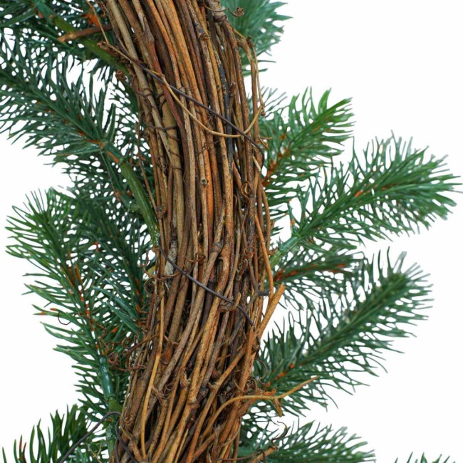 Ghirlanda Natalizia Verde D.56 cm in PE