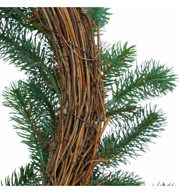 Ghirlanda Natalizia Verde D.56 cm in PE