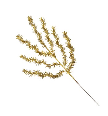 Ramo di Pino Glitterato H.73 cm Vari Colori